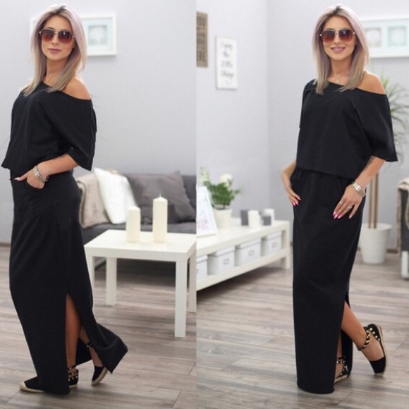 Dresses & Skirts - Black maxi DRC106*